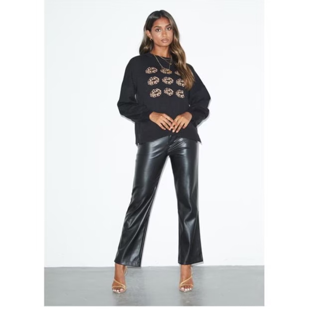 Never Fully Dressed Leopard Lips‎ Copenhagen Sweater